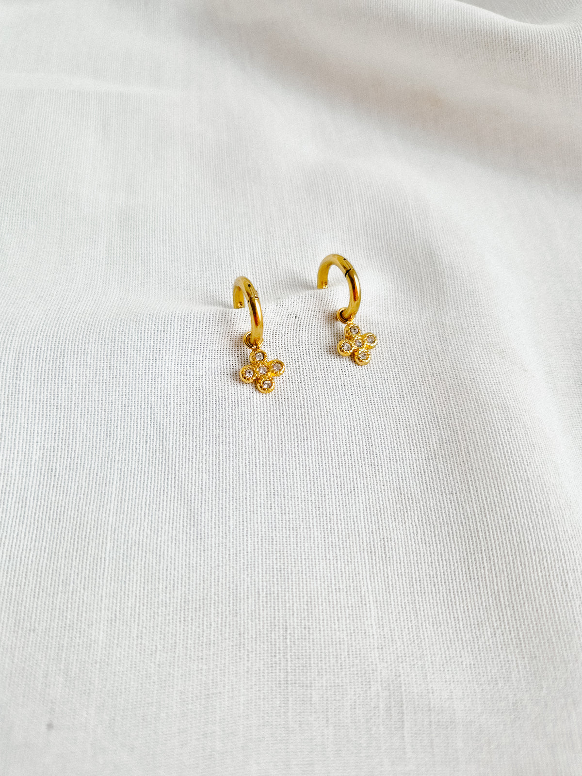 Hoops 'Kleeblatt' - gold
