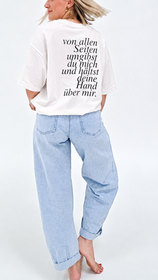 Boxy Oversize Shirt - Psalm 139,5