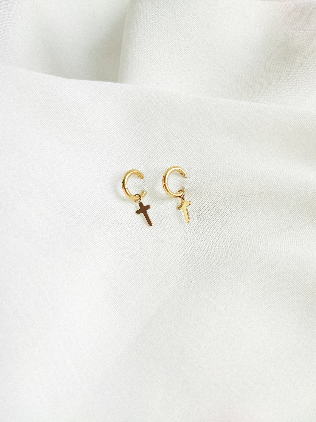 Hoops 'Cross' gold