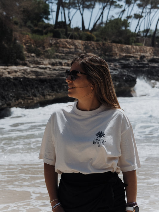 RISING ROOTS - Oversize Shirt (Off white)