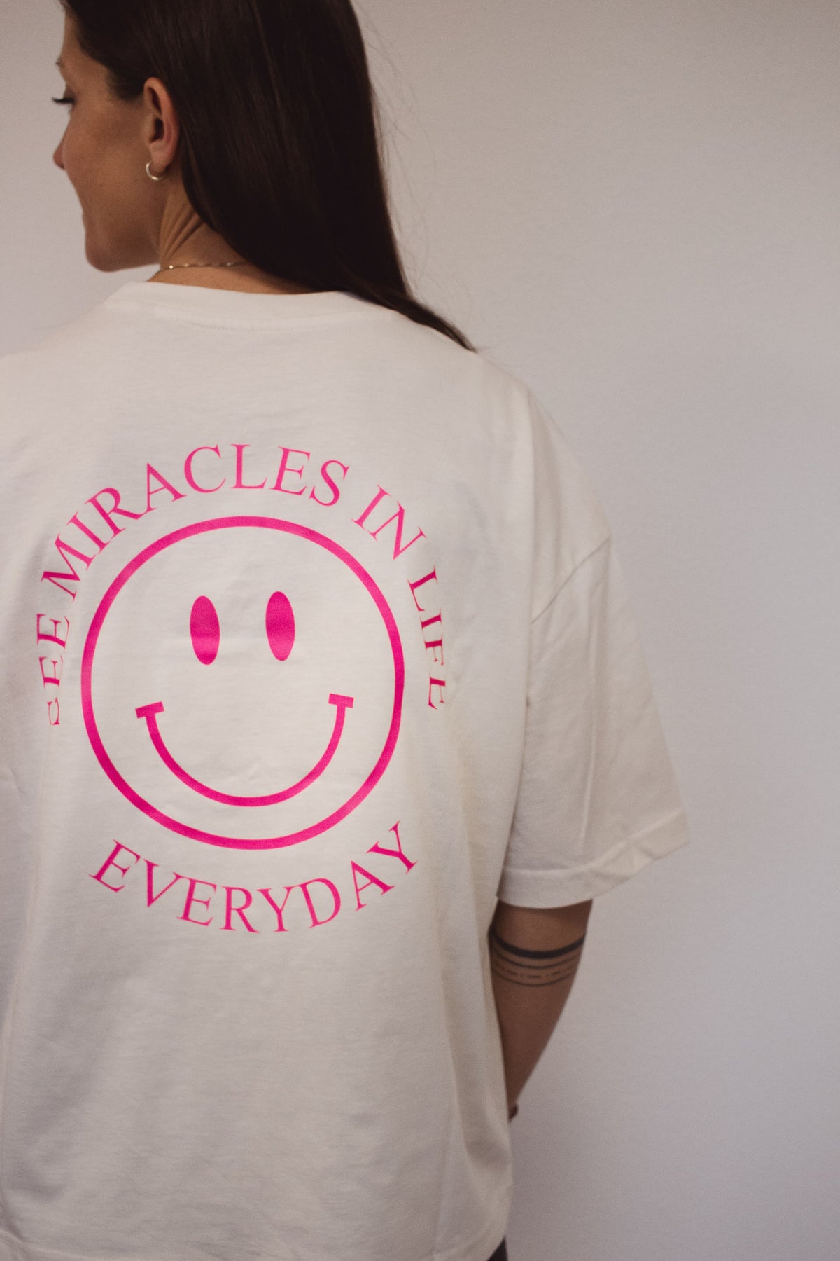 S.M.I.L.E - Oversize Shirt (pink)