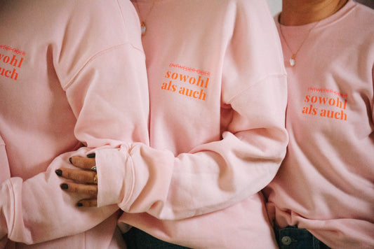 Sweater 'grow with me' - rosa