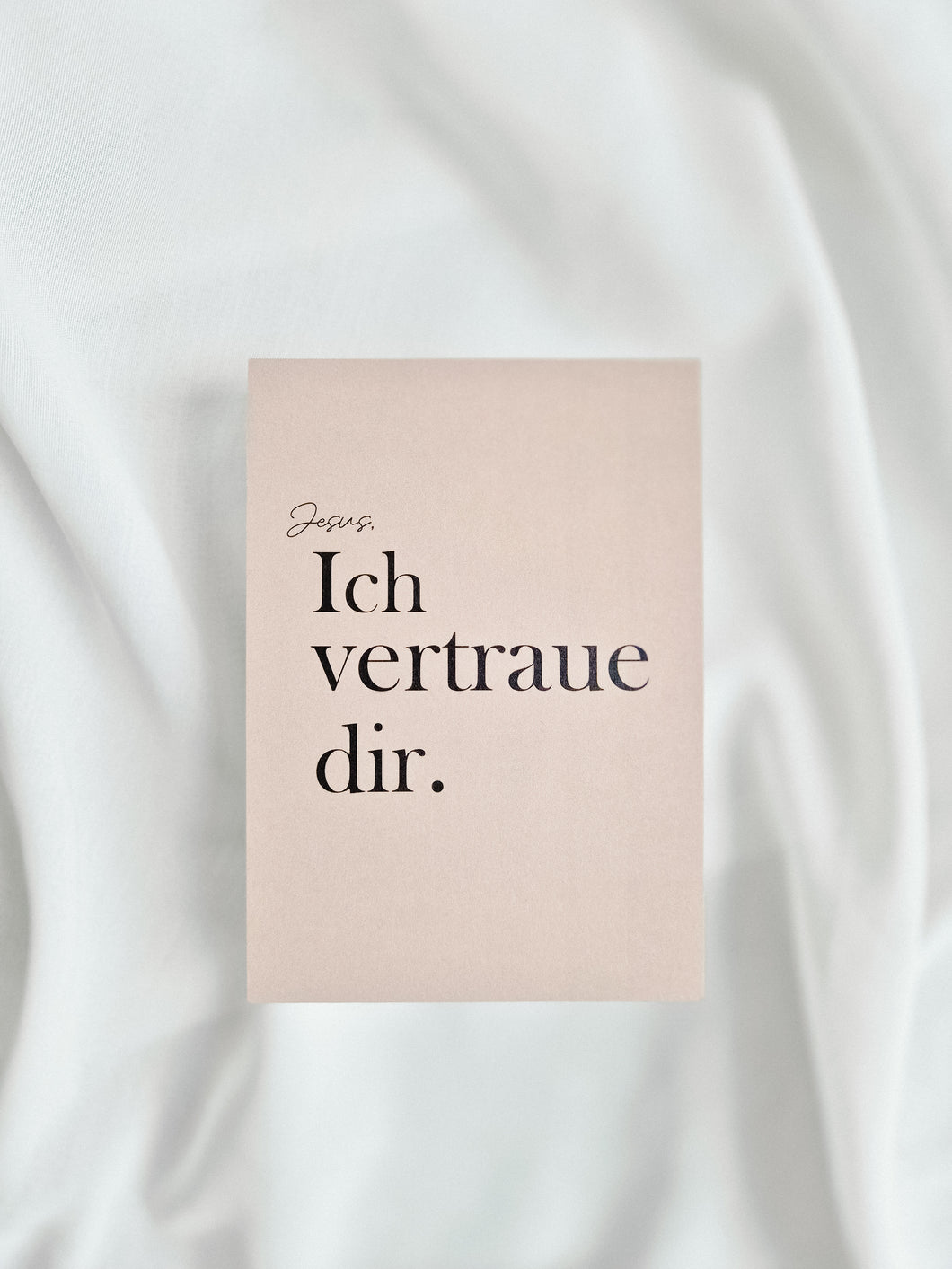 Karte 'Ich vertraue dir'