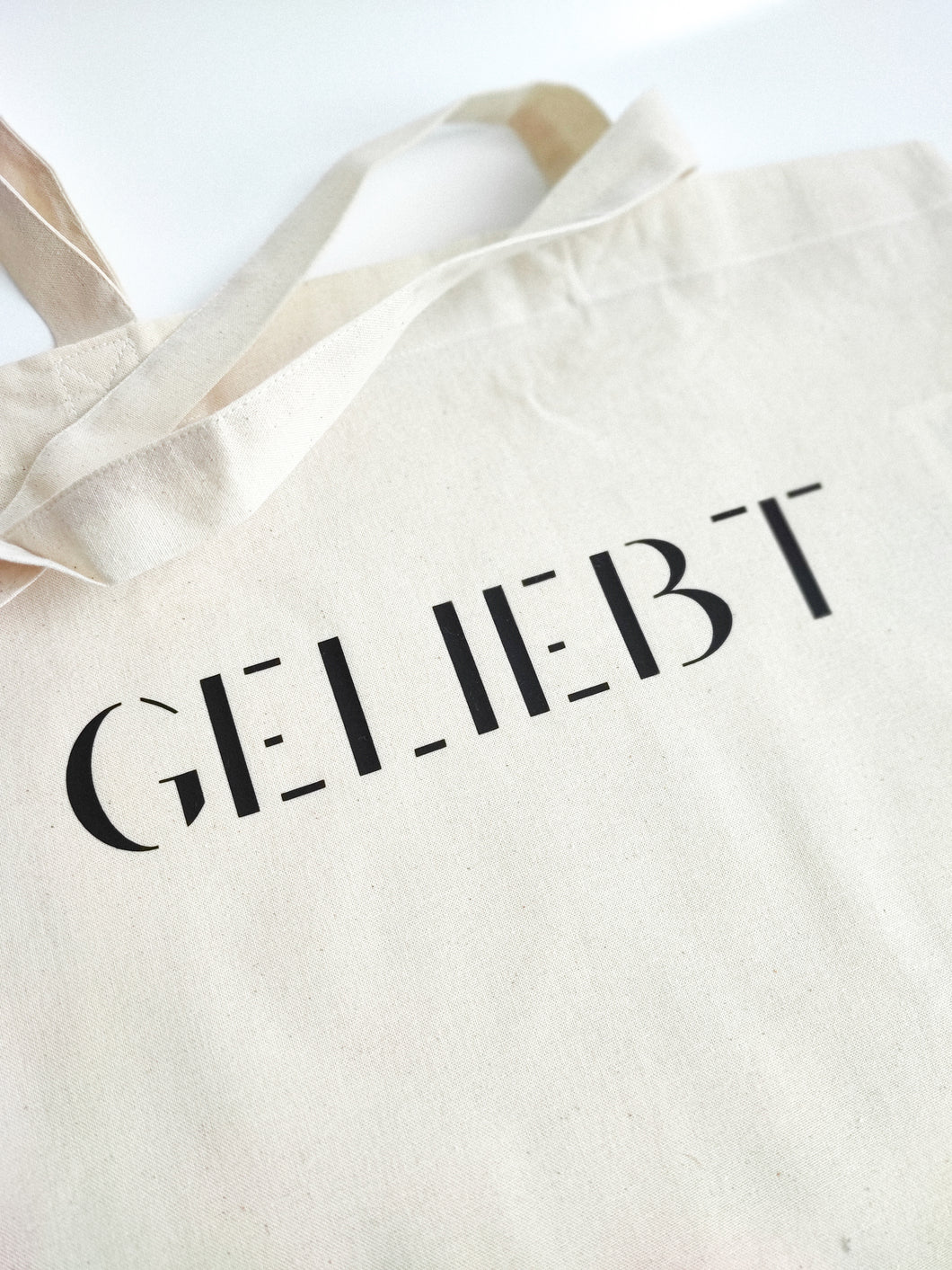 Stoffbeutel 'geliebt'