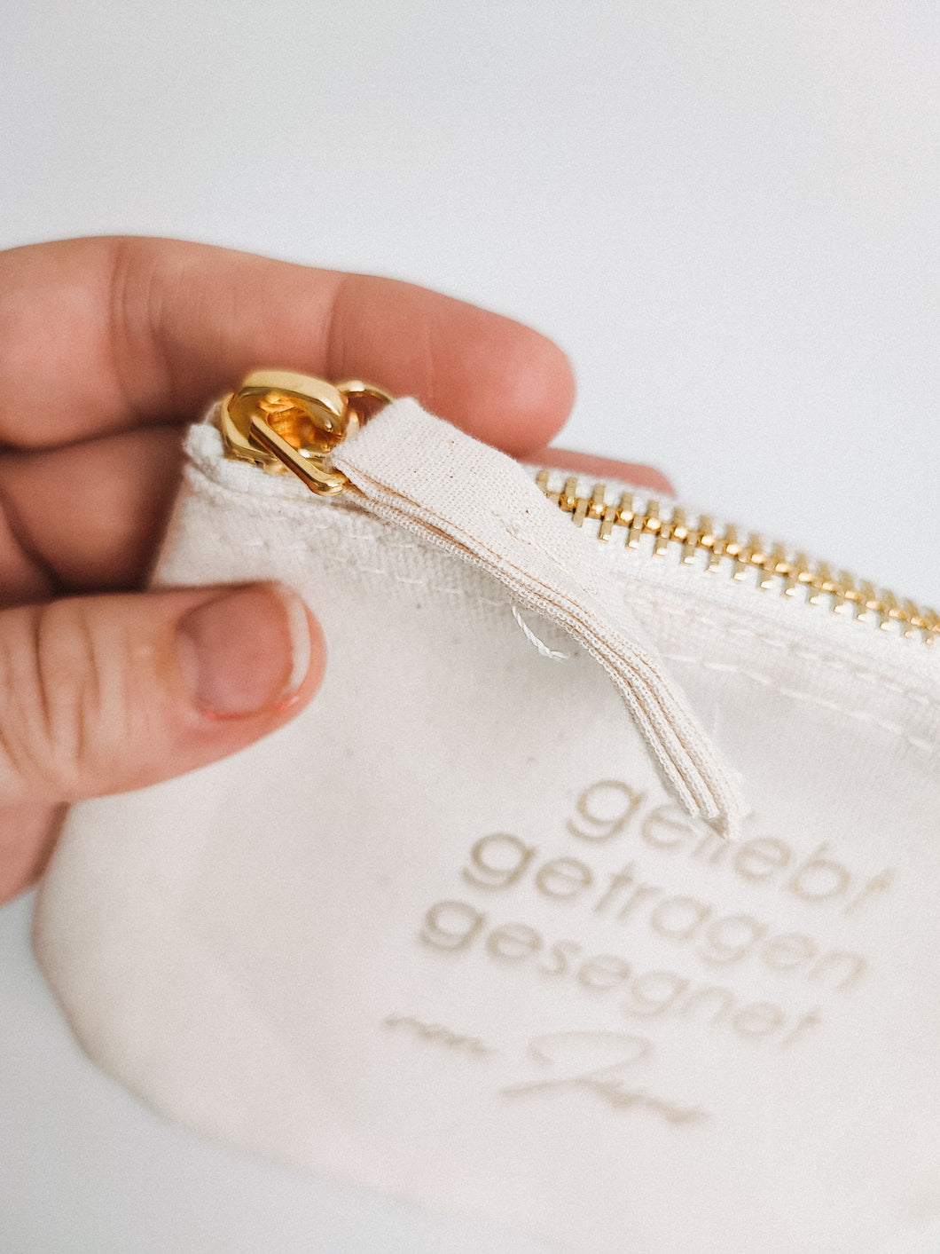 Accessoires Tasche 'geliebt, getragen, gesegnet'
