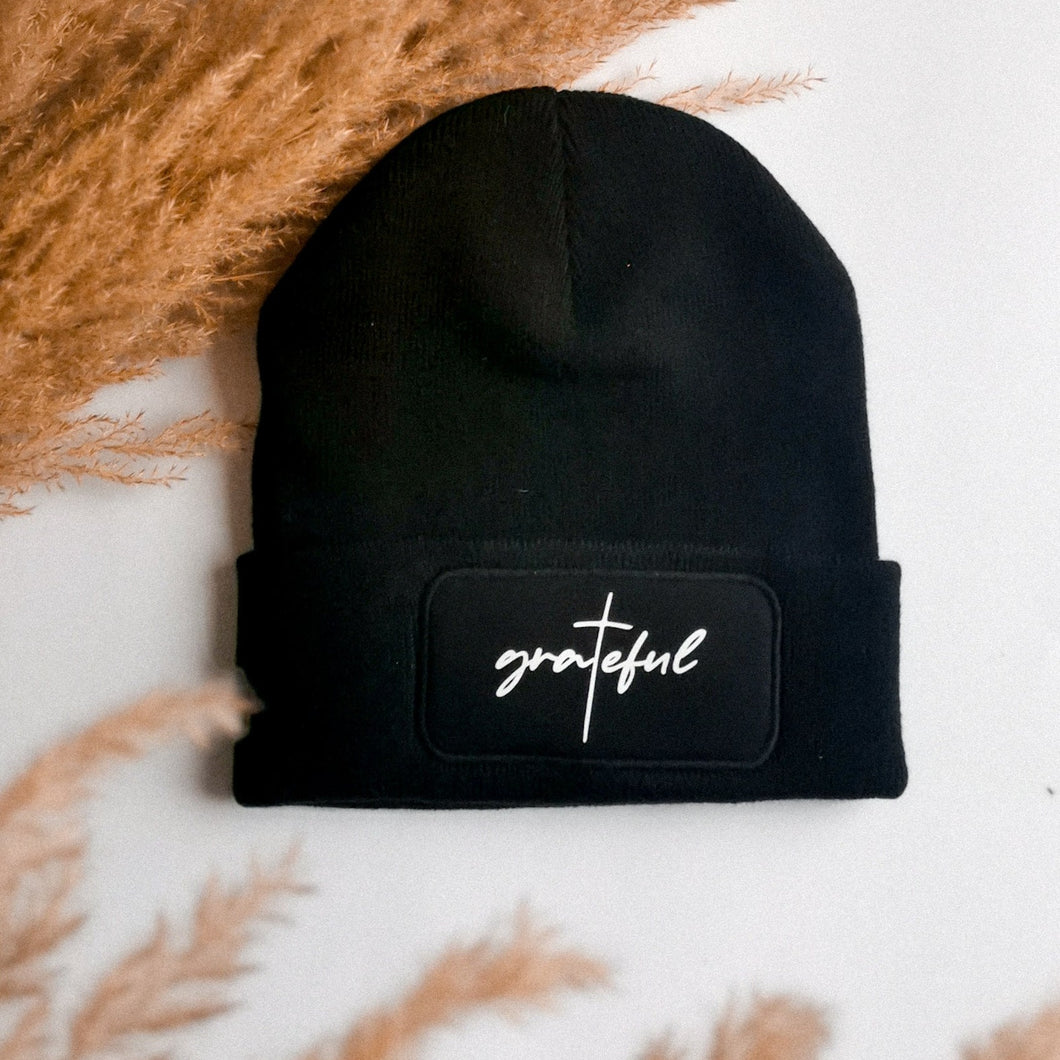 Beanie 'grateful'