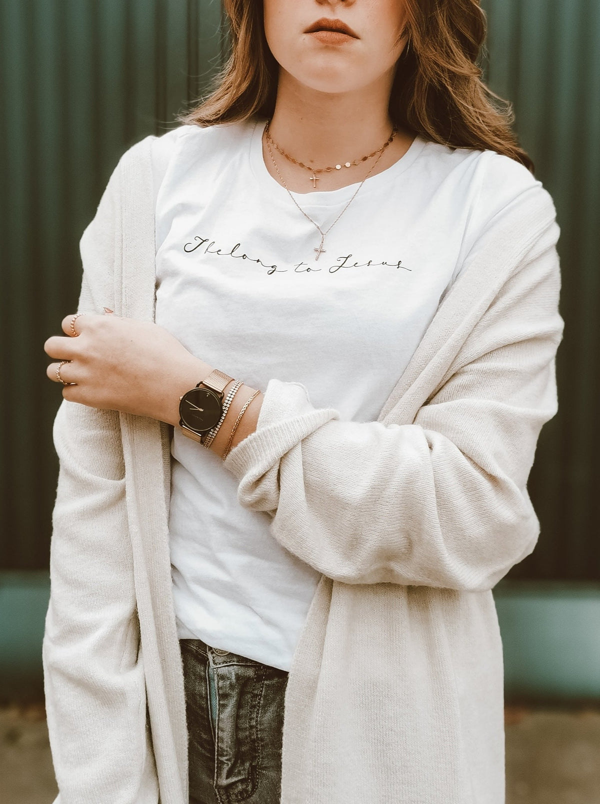 Oversize Shirt 'I belong to Jesus'
