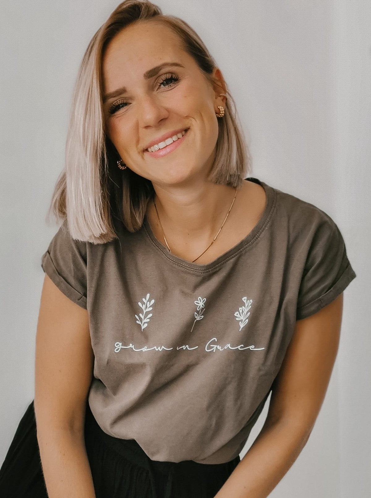 Oversize Shirt 'grow in grace'