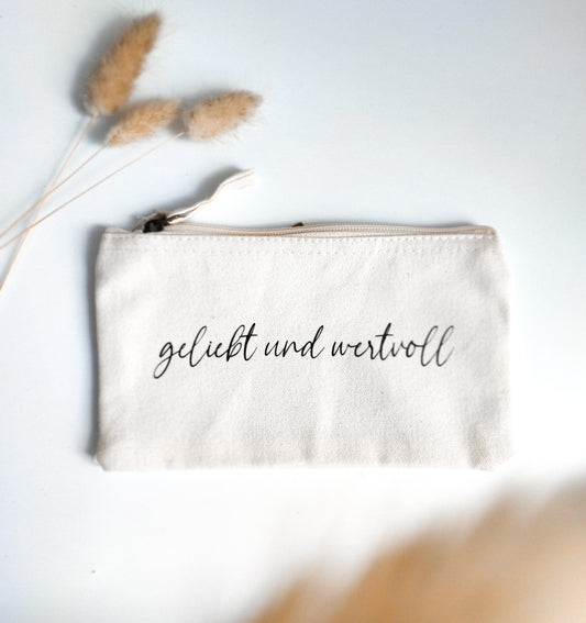Accessoires Tasche 'geliebt und wertvoll'