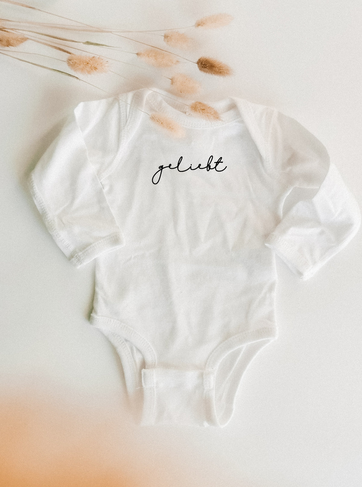 Bügelbild 'geliebt'