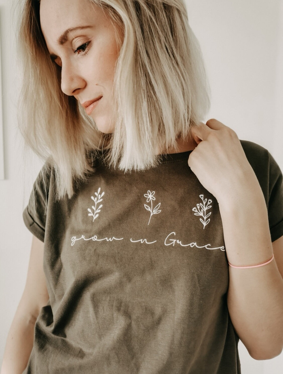 Oversize Shirt 'grow in grace'