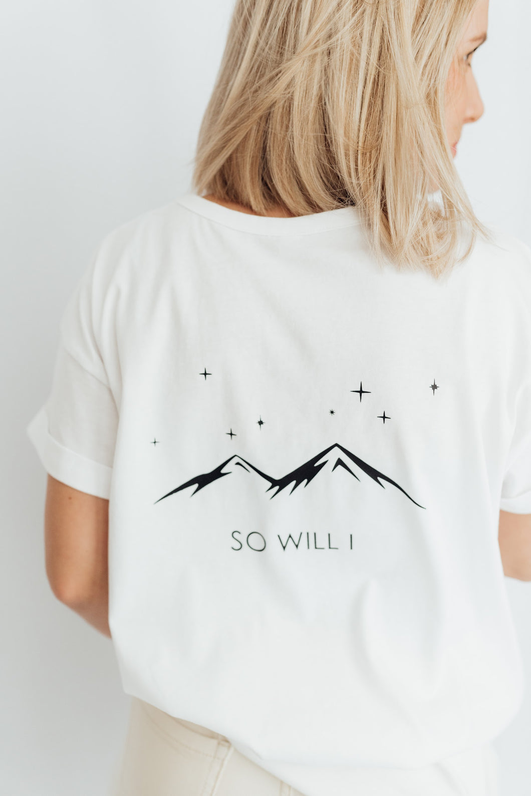Boyfriend Shirt 'and if the Stars were made to worship - SO WILL I'