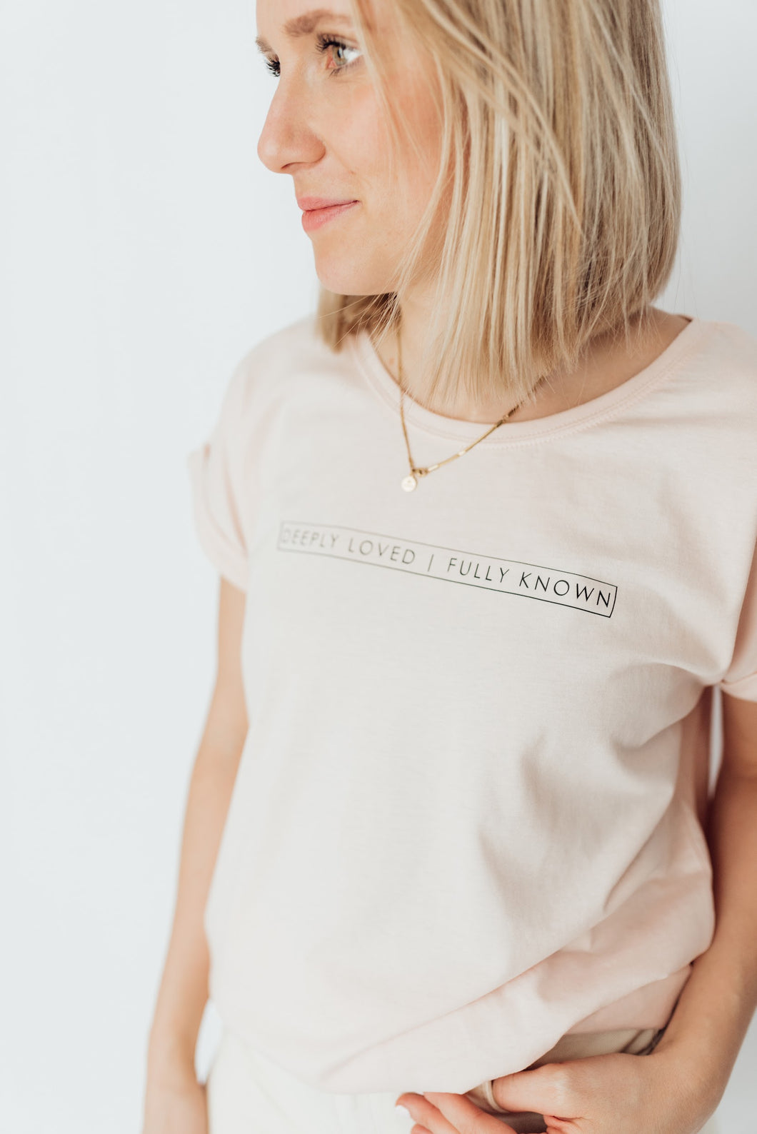 Oversize Shirt 'deeply loved. fully known'